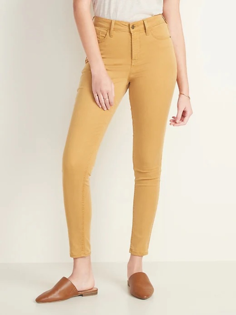 Old Navy Skinny Jeans Rockstar Squash Yellow Women’s Size 0 25x29